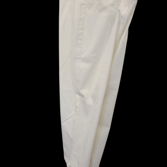 Bob Mackie Wearable Art Stunning Pants & Jacket In White Cotton Med - Picture 7 of 10